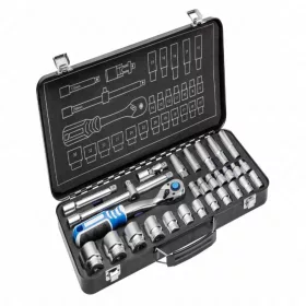   Dugókulcs készlet racsnis 1/2", 29 részes, 25 év garancia, HÖGERT HT1R480