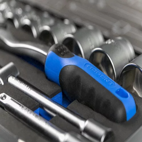 Dugókulcs készlet racsnis 1/2", 29 részes, 25 év garancia, HÖGERT HT1R480