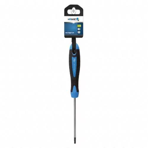 Csavarhúzó mágneses, TORX fejű, T30 x 100 mm szár, HÖGERT HT1S058