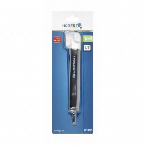 Sarokfúró adapter, 90°-os, 1/4", 139mm, mágneses, HÖGERT HT1S683