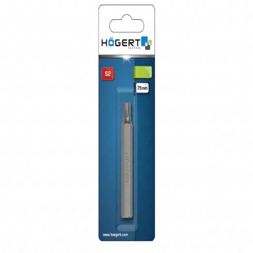 Bitfej, torx, T50, 75 mm, vastag szár, HÖGERT HT1S852