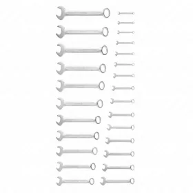   Csillag-villáskulcs készlet, 6-32 mm, 26 részes, 25 év garancia, HÖGERT HT1W496