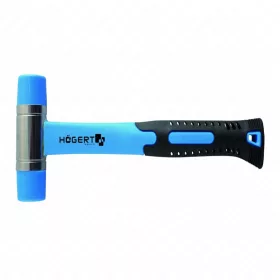   Műanyag kalapács üvegszálas nyéllel, 32 mm fej, HÖGERT HT3B048