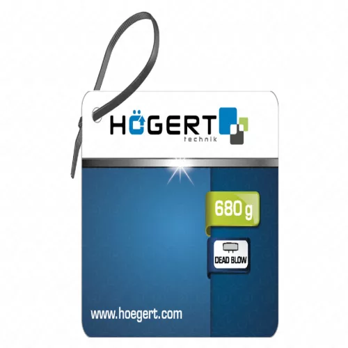 Sörétes gumikalapács üvegszálas nyéllel, 680g , HÖGERT HT3B091