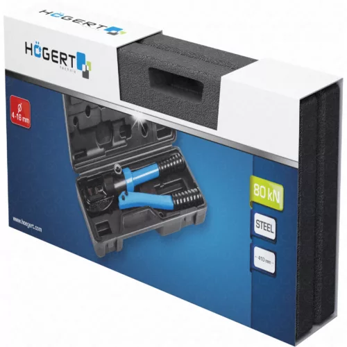 Hidraulikus vágó,  4-16 mm betonacél, vascső, vasrúd vágásához., HÖGERT HT3B548