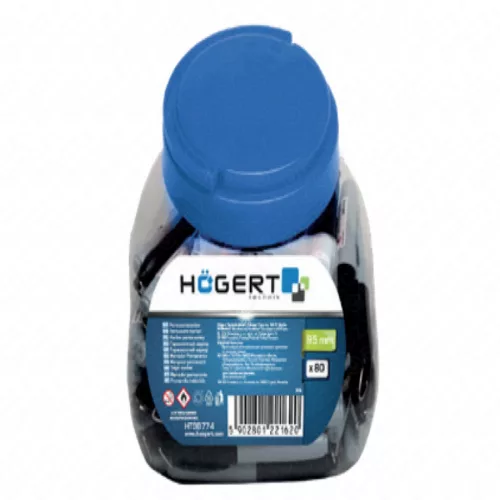 Alkoholos mini jelölő filc, vegyes színek, 80db/csomag, HÖGERT HT3B774