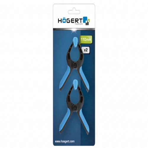 Csipesz, műanyag, 110 mm, 2db/csomag, HÖGERT HT3B944