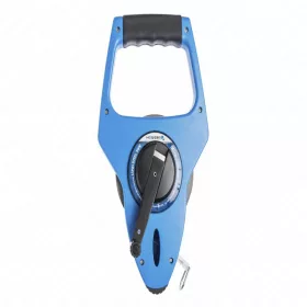   Acél mérőszalag, földmérő, acél, nylon bevonat, 50m, HÖGERT HT4M475