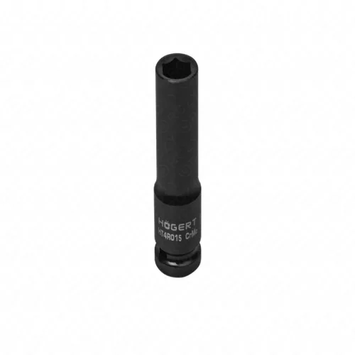 Dugókulcsfej ütvecsavarozóhoz, 1/2", hosszított, 15 mm, HÖGERT HT4R015