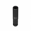 Dugókulcsfej ütvecsavarozóhoz, 1/2", hosszított, 22 mm, HÖGERT HT4R022