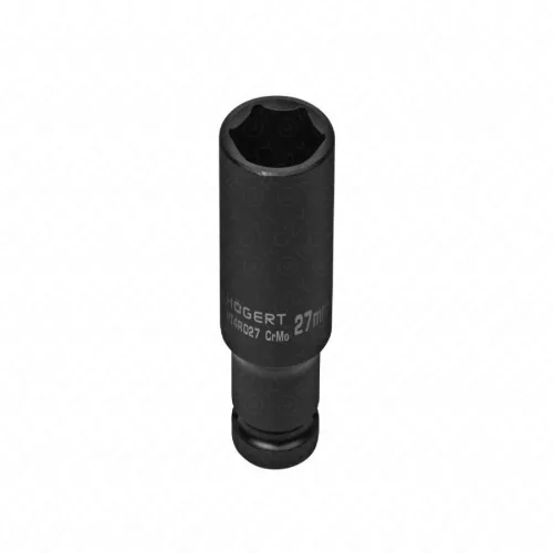 Dugókulcsfej ütvecsavarozóhoz, 1/2", hosszított, 27 mm, HÖGERT HT4R027