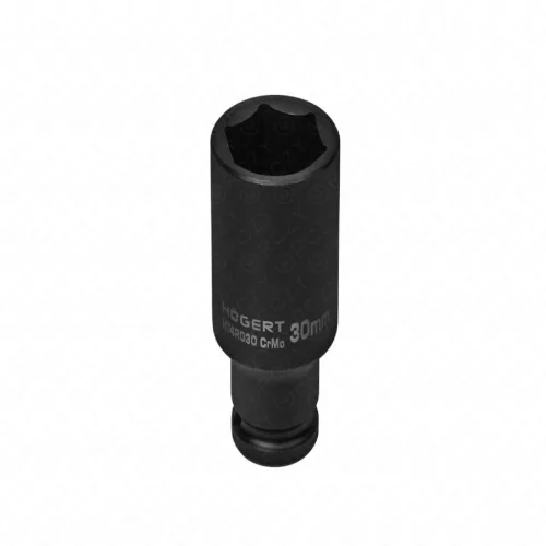 Dugókulcsfej ütvecsavarozóhoz, 1/2", hosszított, 30 mm, HÖGERT HT4R030