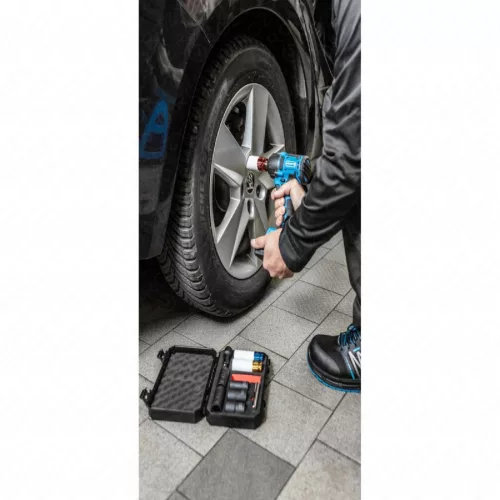 Kerékleszedő dugókulcs készlet ütvecsavarozóhoz, 1/2",  10 részes, HÖGERT HT4R108