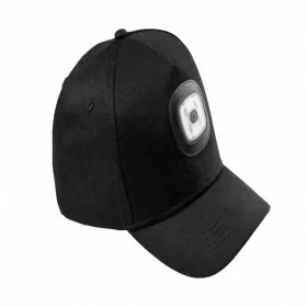   Baseball sapka LED világítással, USB töltés, 100 lm, fekete, HÖGERT HT5K498