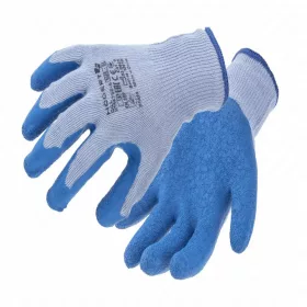   Munkavédelmi kesztyű, latex mártott, 9-es méret (L), HÖGERT HT5K752-9