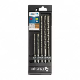   Fúrószár készlet, SDS Plus, (6/6/6/8/10 mm), 5 részes , HÖGERT HT6D370