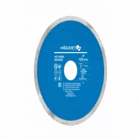 Gyémánt vágótárcsa 125  mm vékony , HÖGERT HT6D757