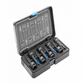   Pneumatikus torx bit kulcsok 1/2", T30-T80, HÖGERT HT6R002