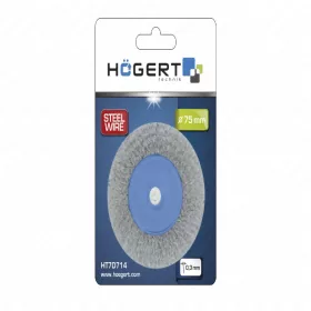   Drótkorong csapos, 75 mm, rozsdamentes 0,3 mm, HÖGERT HT7D714
