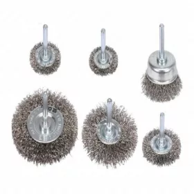   Körkefe készlet, csapos, 6 részes,  2×37, 50, 62 és 75 mm, rozsdamentes, HÖGERT HT7D744