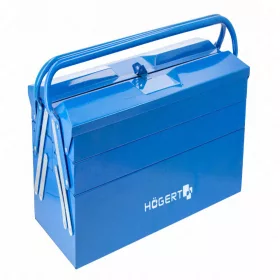   Szerszámosláda, fém 20", 5 rekszes, 550x205x295 mm, HÖGERT HT7G072