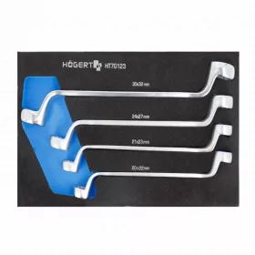   Villáskulcs készlet 4 részes, 22-32 mm, 395 x 180mm habszivacsban, HÖGERT HT7G123