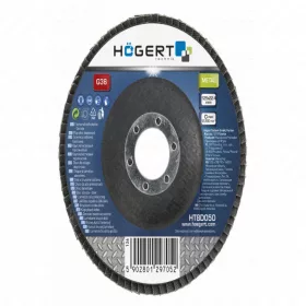  Lamellás csiszolótárcsa 125x22,4  mm, G40 , HÖGERT HT8D051