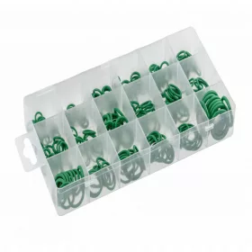   O-gumigyűrű készlet, 270 részes, zöld,  3-50  mm, hőálló , HÖGERT HT8G508
