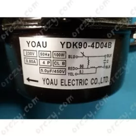 Ventilátor motor YDK90 4D04B Klímához