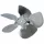 Ventilátor Lapát Univerzális Hűtőgéphez - Fém, 200mm, 28° - Szívó (485209935002 kompatibilis)