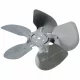 Ventilátor Lapát Univerzális Hűtőgéphez - Fém, 200mm, 28° - Szívó (485209935002 kompatibilis)