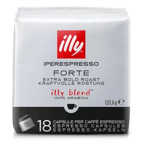   illy Iperespresso Forte sötét pörköltésű kávékapszula, 18 db (IE_CUBE_FORTE)