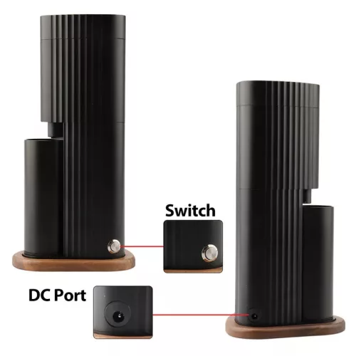 AVX EG001-55 55mm-es kúpos késes Elektromos őrlő Fekete