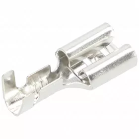 Csúszósaru, 6,3x0,5, aljzat,ón, 0,5-1 mm² kábelhez