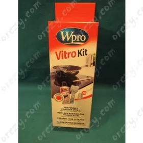   Kerámialap tisztító szett (Activ Vitro + kaparó + 10db penge) WPRO KVC004