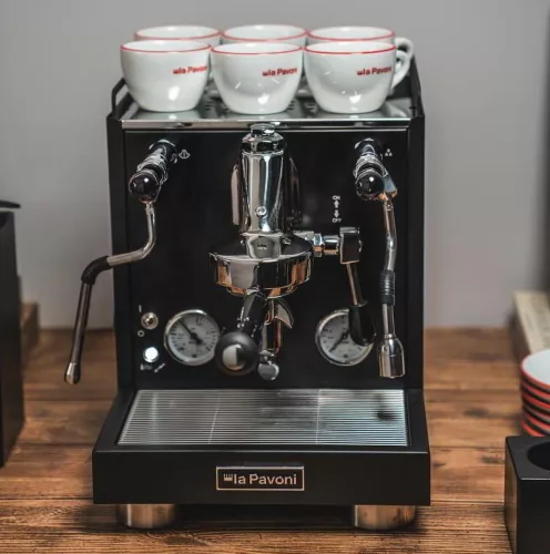 La Pavoni New Cellini Evolution Eszpresszó Kávéfőző - Matt Fekete (LPSCVB01EU)
