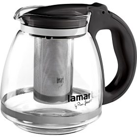 Lamart LT7027 Teáskanna – 1,5L, Üveg, Rozsdamentes szűrővel – Verre széria (LT7027)