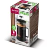 Lamart LT7059 French Press Kávéfőző és Teáskanna – 350 ml, Üveg/Műanyag – Fekete (LT7059)
