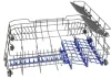 Felső Edénykosár Electrolux / AEG / Zanussi mosogatógéphez - Komplett, kerekekkel (1524952039 kompatibilis)