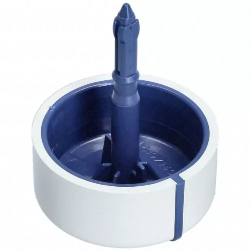 Programkapcsoló Gomb Whirlpool / Indesit Mosógéphez – Fehér/Kék – AWE és AWO/D szériához (481241458306 kompatibilis)