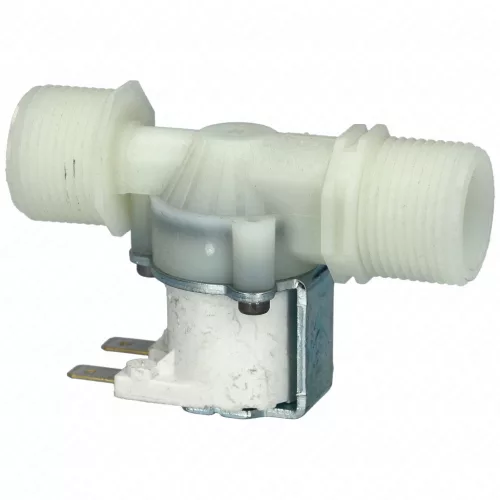 RPE Mágnesszelep - 1 utas, 180°, 3/4"-3/4", 220-240V - Mosógéphez, mosogatógéphez (EN EC)