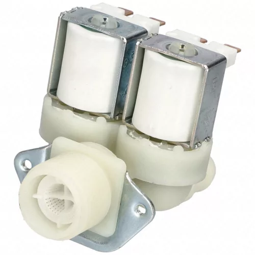 TP 2 utas 180° Mágnesszelep Hajdu Energomat mosógéphez 15 mm 220-240V