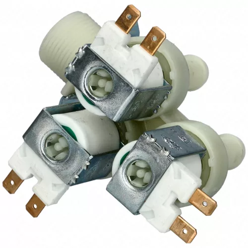 3 utas 15 mm 90° 220V Mágnesszelep (TP) mosógép