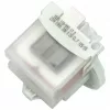 COPRECI KEBS 118/093 Ürítő szivattyú, 30W, 4 körmös, elöl stekkeres Bosch mosógéphez (KEBS 118/093)