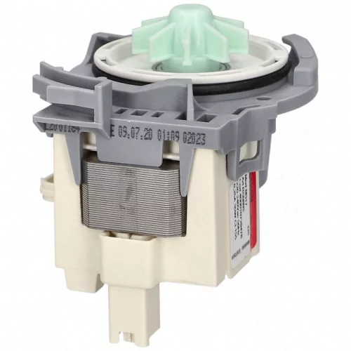 35W Szivattyú, ürítő, 3 körmös, hátul tűsarus (eredeti, ASKOLL M317 RC0478) WHIRLPOOL mosogatógép