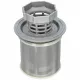 Szűrő (hengeres műanyag), (eredeti) WHIRLPOOL, BOSCH, GORENJE mosogatógép 00427903