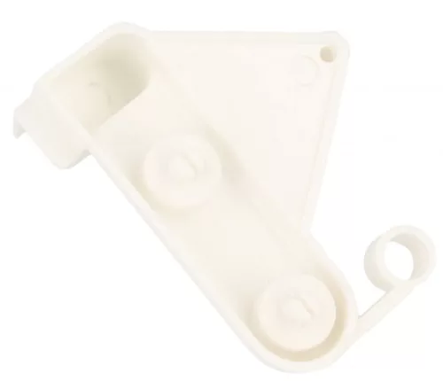 Lábazati Tartó Előlaphoz (Jobb Oldali) Indesit / Ariston készülékekhez - Fehér műanyag - Mosógépekhez (C00075600 kompatibilis)