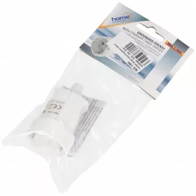   Földelt lengő aljzat ( dugalj ), egyenes kábelvezetéssel, IP20, 16A, fehér