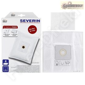   Severin 4 mikrohullámú porszívó táska higiénikus zárással és 1 motorvédő szűrő BC7055 - 721900