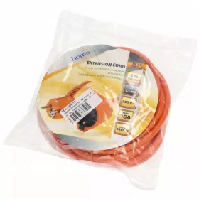   Hosszabbító lengő 5m, 3x1,5 mm², IP20, 16A, narancssárga, HOME  NV 2-5/OR/1,5